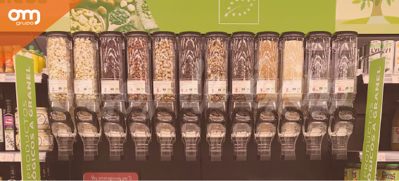 Alcampo instala Bins de Grupo OM para venta a granel