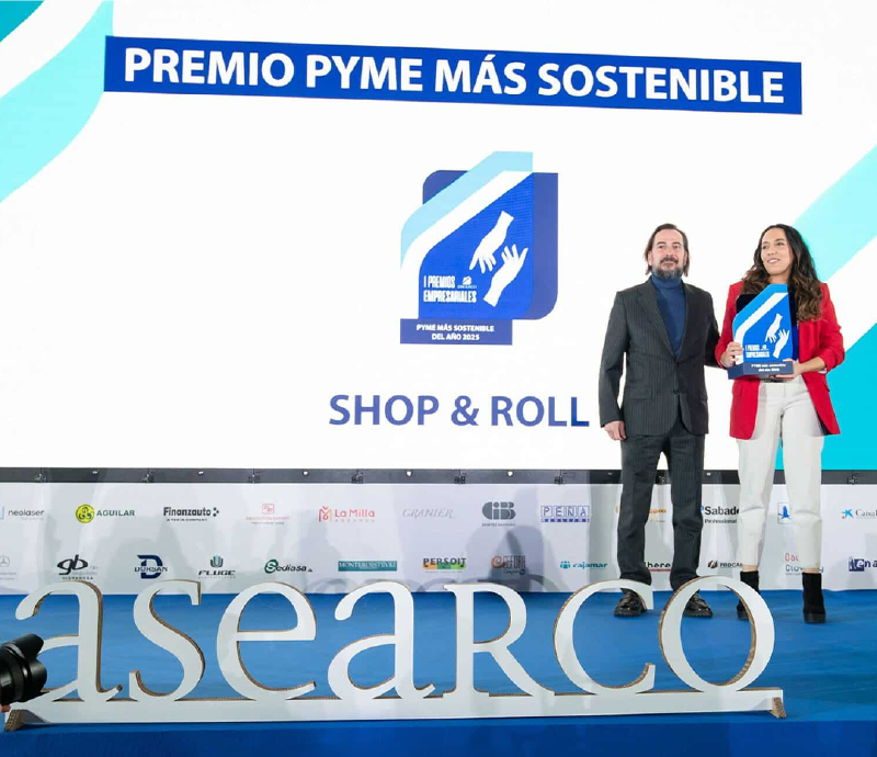SHOP AND ROLL, PREMIO DE ASEARCO A LA PYME MÁS SOSTENIBLE