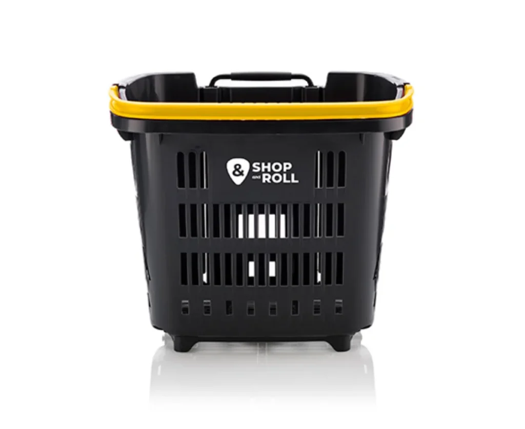 Cesta de la compra con ruedas 34 litros