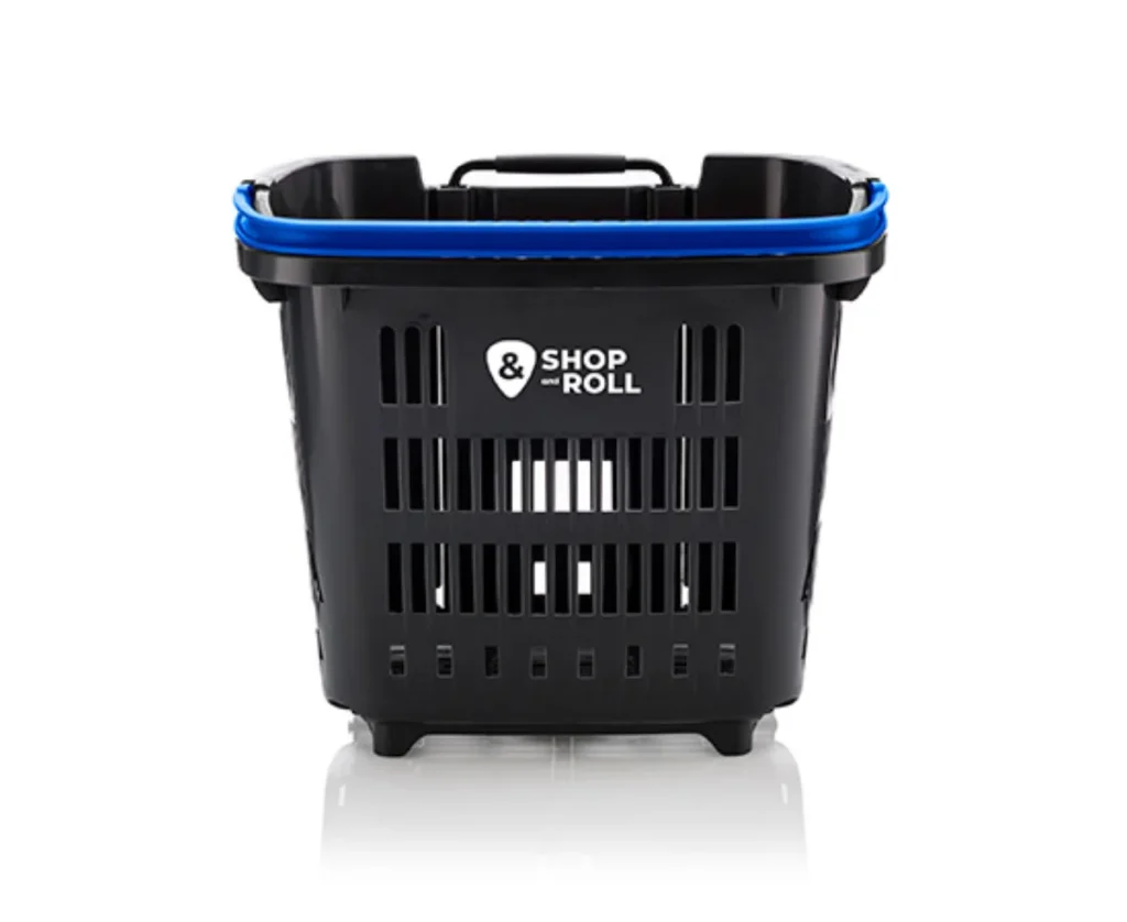 Cesta de la compra con ruedas 34 litros