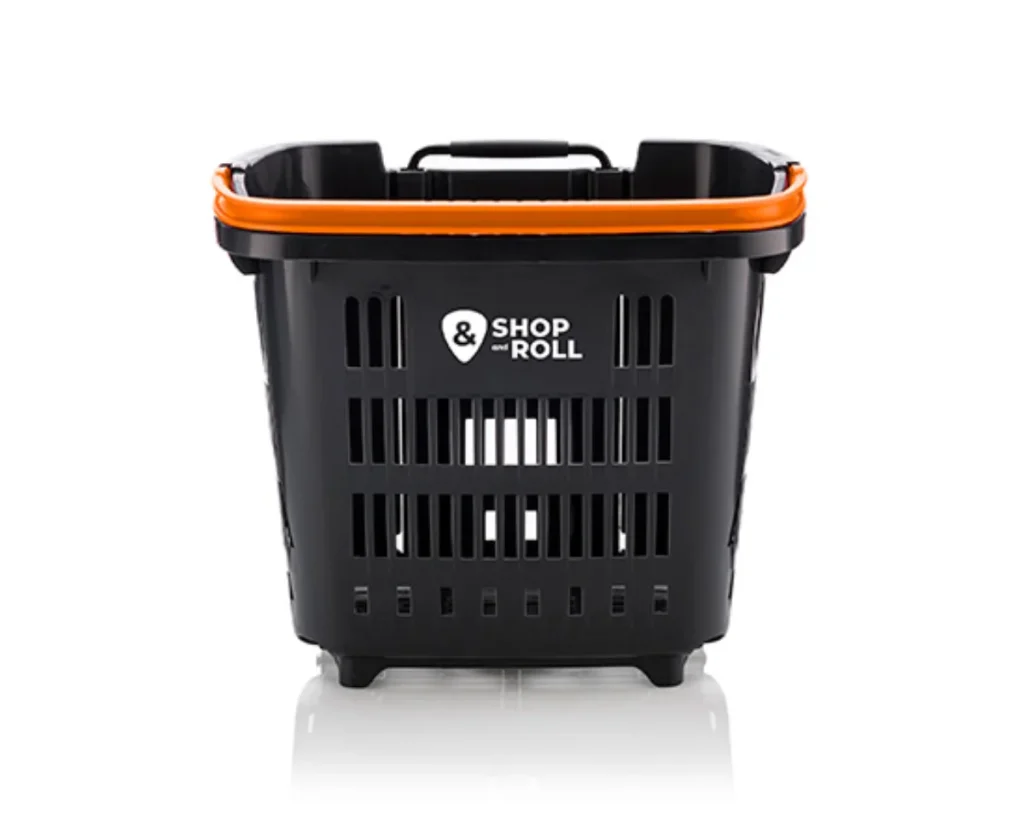 Cesta de la compra con ruedas 34 litros