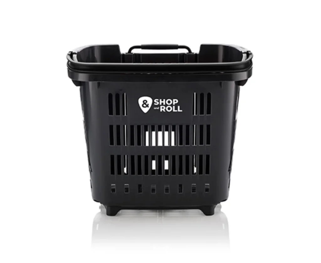 Cesta de la compra con ruedas 34 litros
