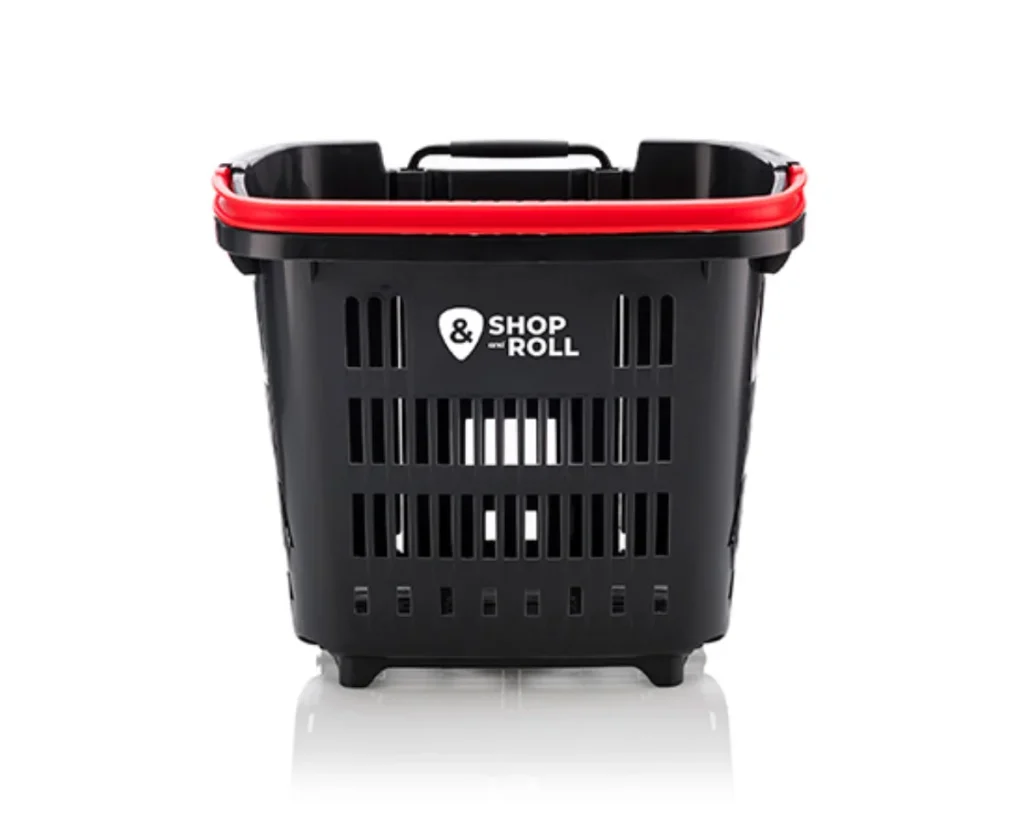 Cesta de la compra con ruedas 34 litros