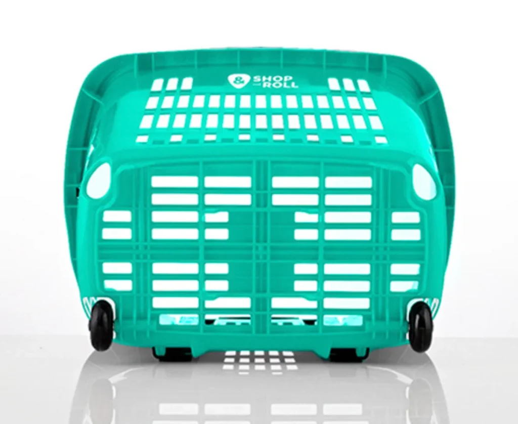 Cesta de la compra con ruedas 34 litros