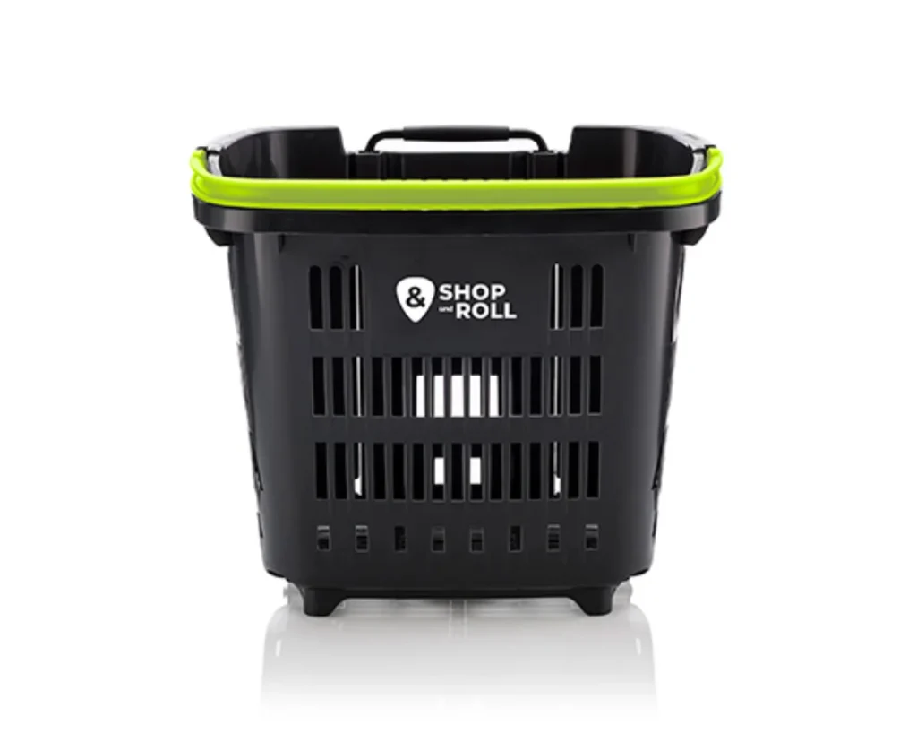 Cesta de la compra con ruedas 34 litros