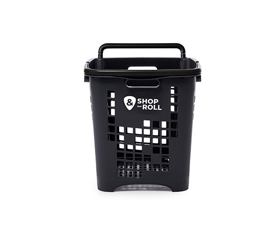 Cesta de la compra con ruedas 45 litros