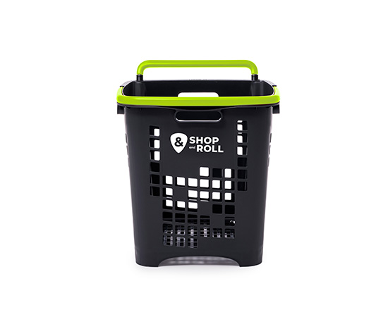 Cesta de la compra con ruedas 45 litros