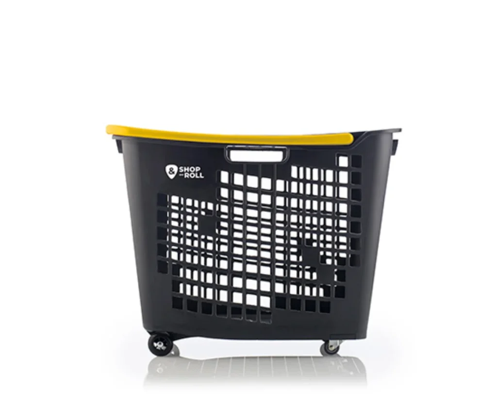 Cesta de la compra con ruedas 55 litros