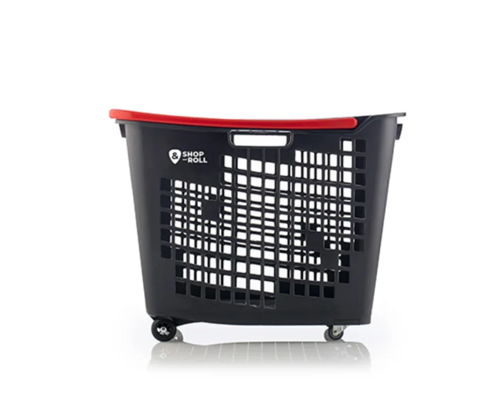 Cesta de la compra con ruedas 55 litros