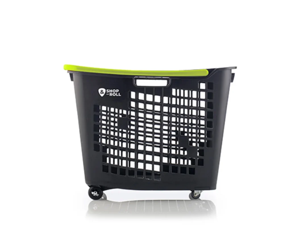 Cesta de la compra con ruedas 55 litros